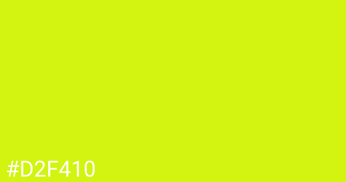 Hex color #d2f410 graphic