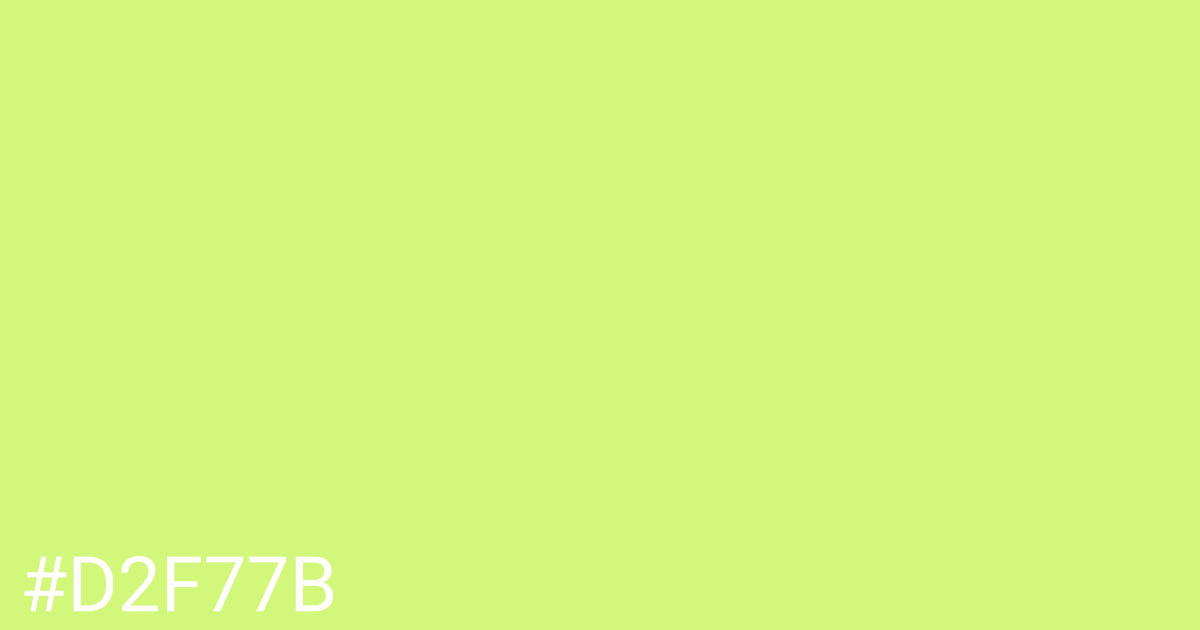 Hex color #d2f77b graphic