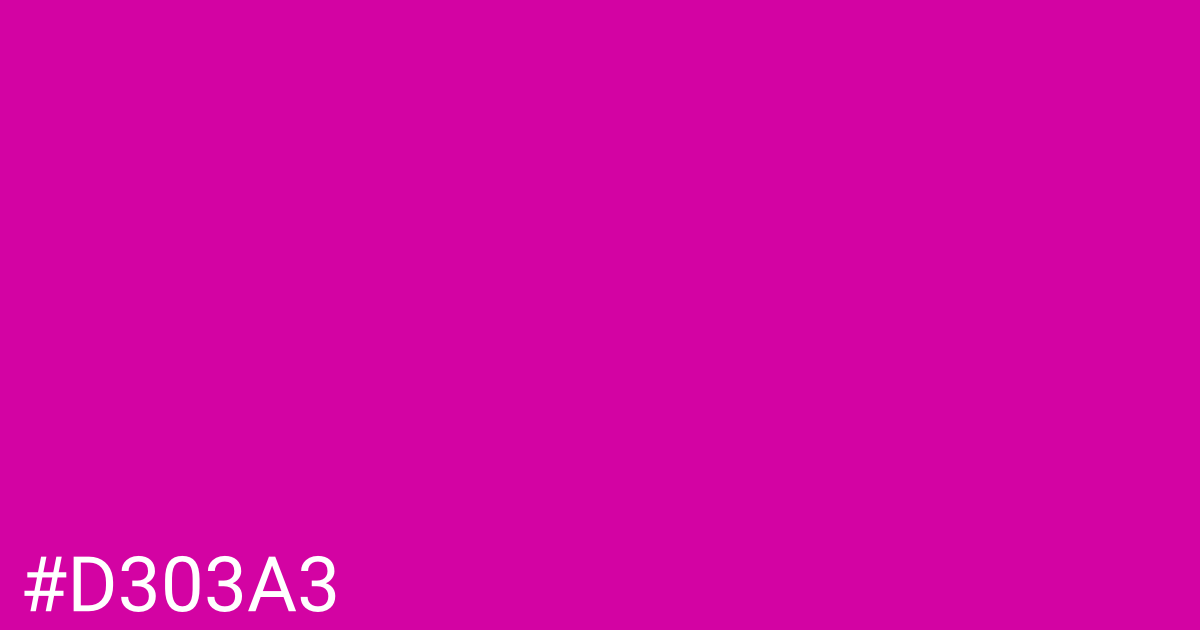Hex color #d303a3 graphic