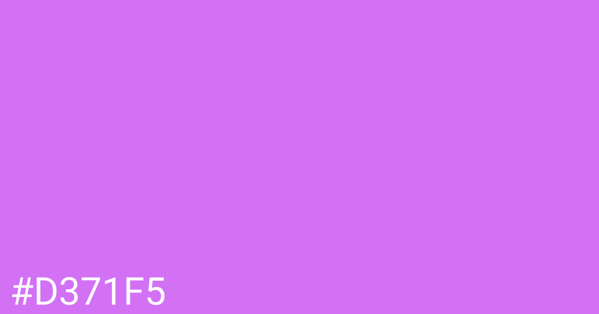 Hex color #d371f5 graphic