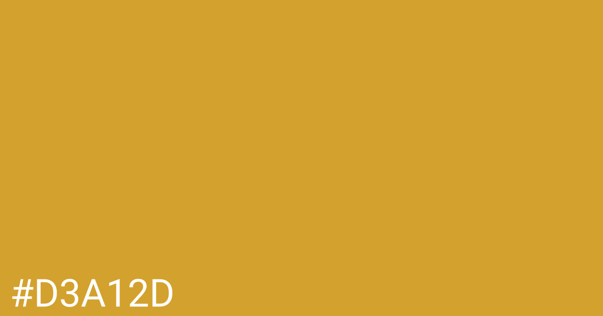 Hex color #d3a12d graphic
