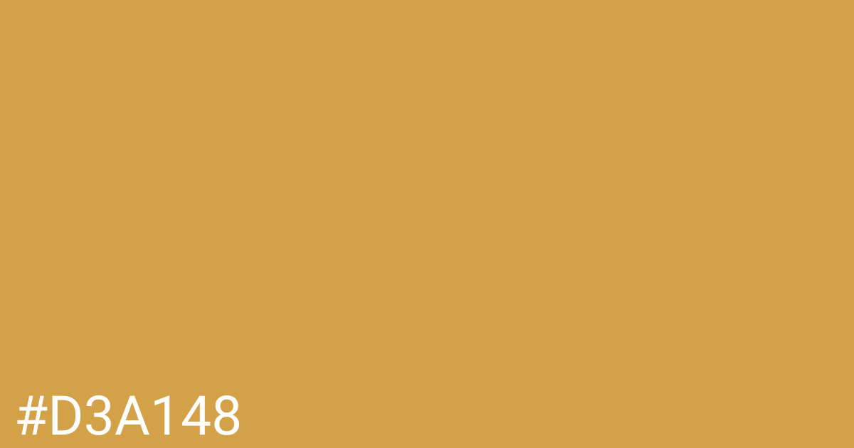 Hex color #d3a148 graphic