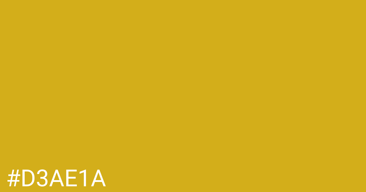 Hex color #d3ae1a graphic