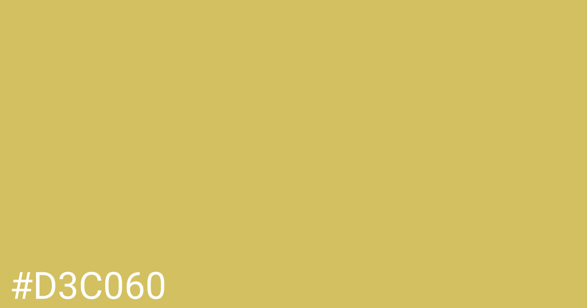 Hex color #d3c060 graphic
