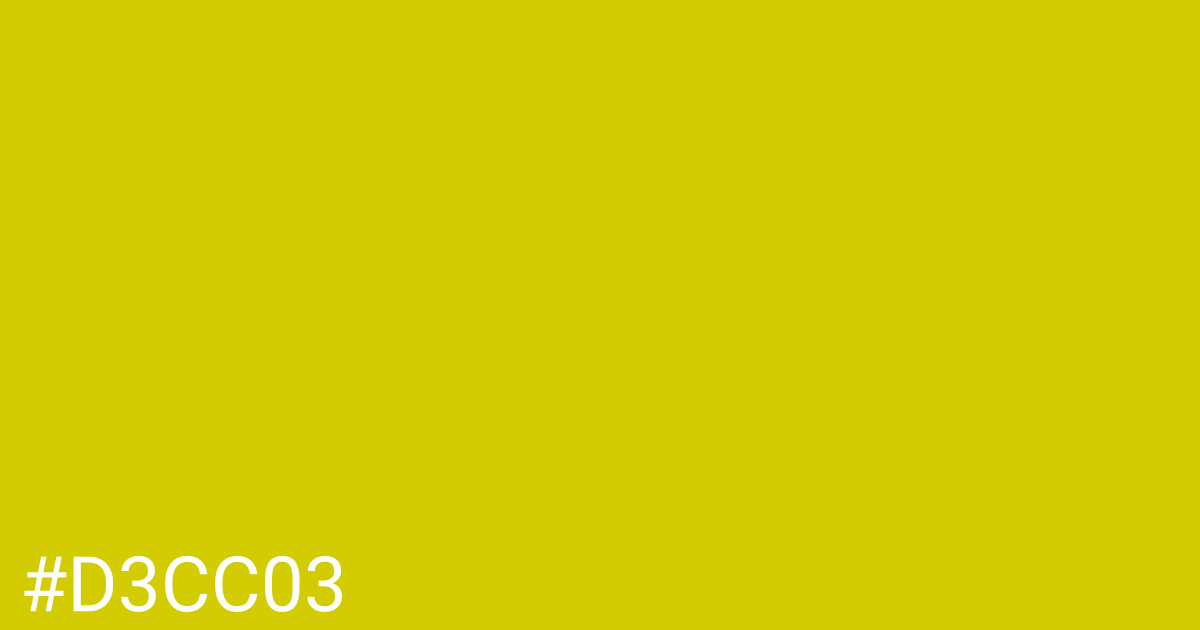 Hex color #d3cc03 graphic