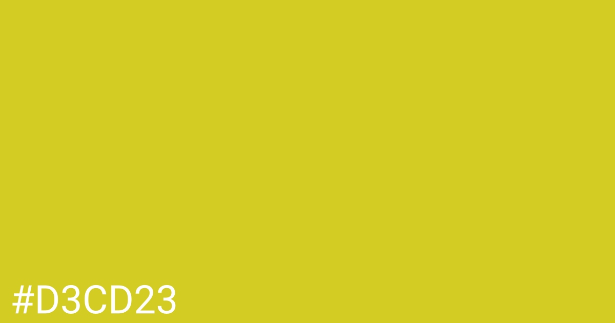 Hex color #d3cd23 graphic