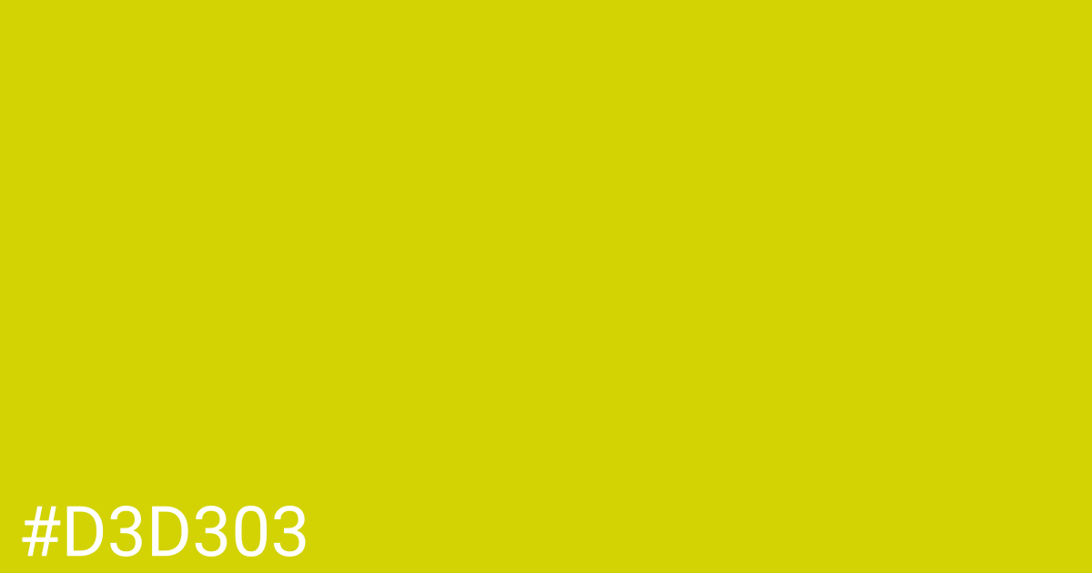 Hex color #d3d303 graphic