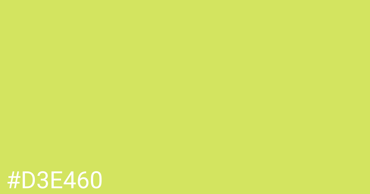 Hex color #d3e460 graphic