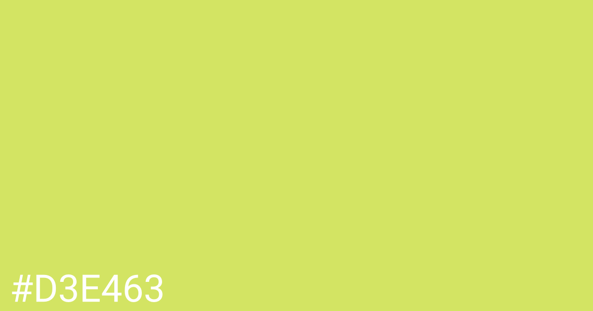 Hex color #d3e463 graphic