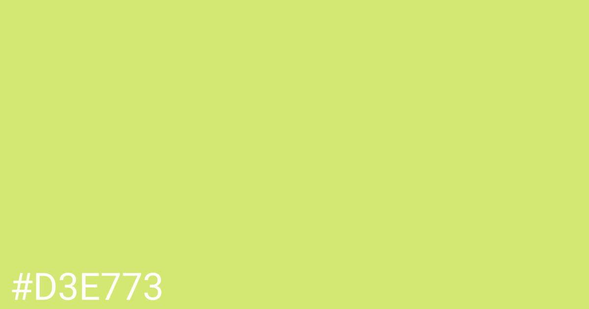 Hex color #d3e773 graphic