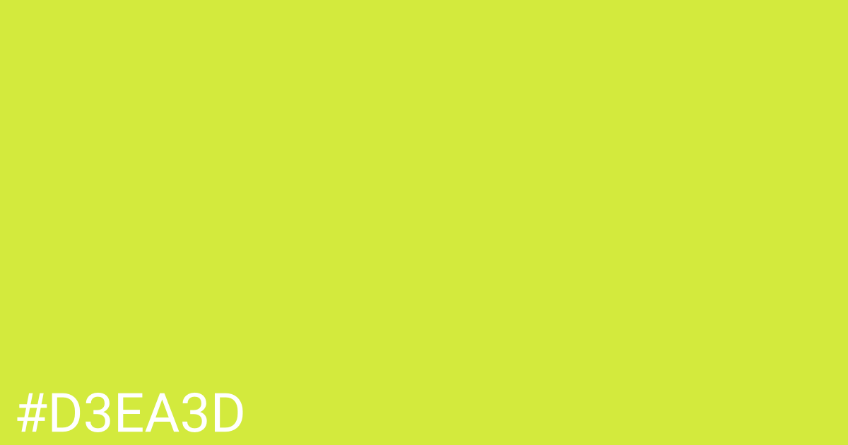 Hex color #d3ea3d graphic