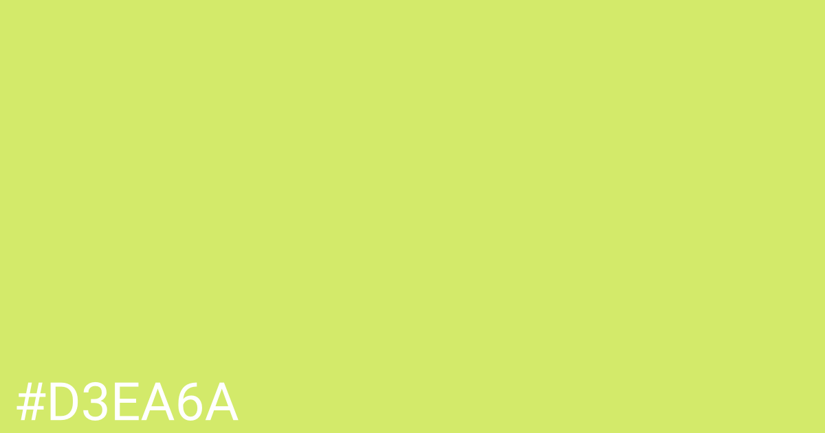 Hex color #d3ea6a graphic