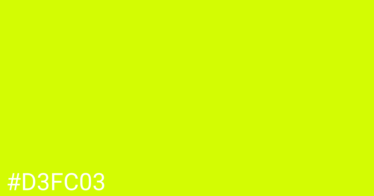 Hex color #d3fc03 graphic