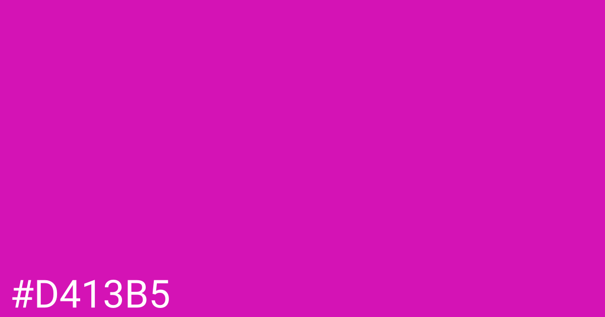 Hex color #d413b5 graphic