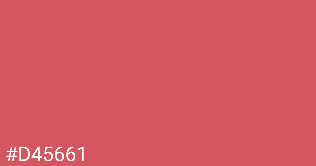 Hex color #d45661 graphic