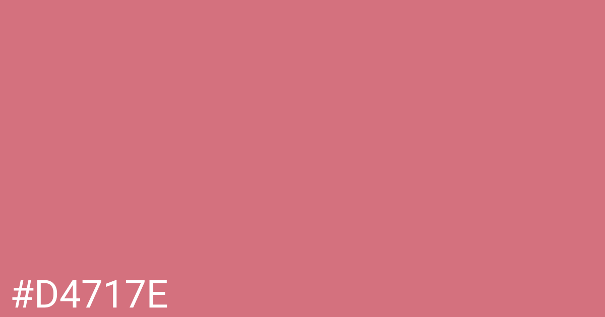 Hex color #d4717e graphic