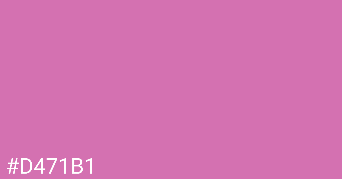 Hex color #d471b1 graphic
