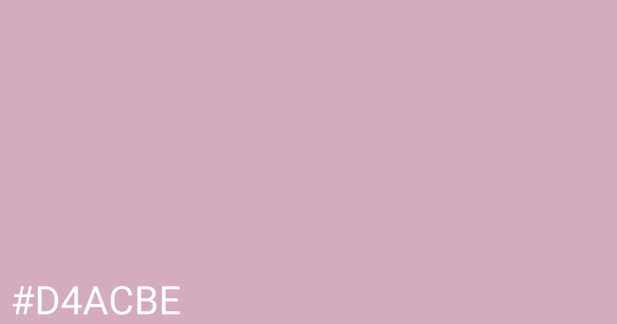 Hex color #d4acbe graphic