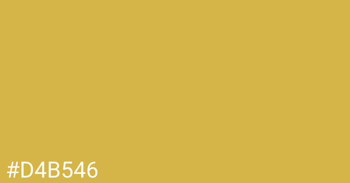 Hex color #d4b546 graphic
