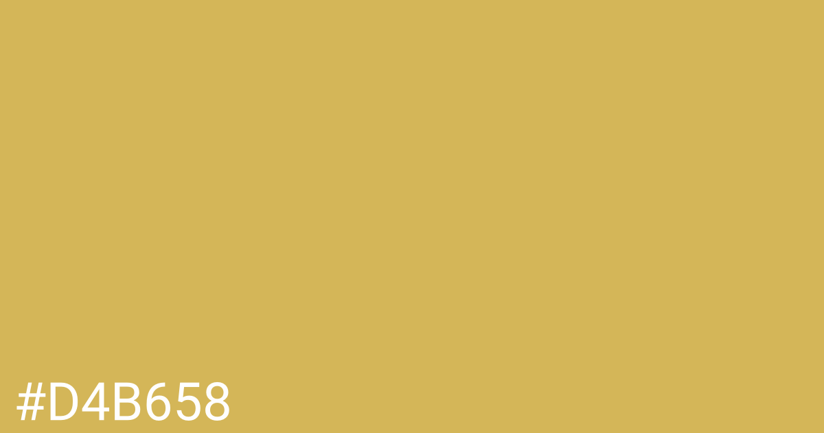 Hex color #d4b658 graphic