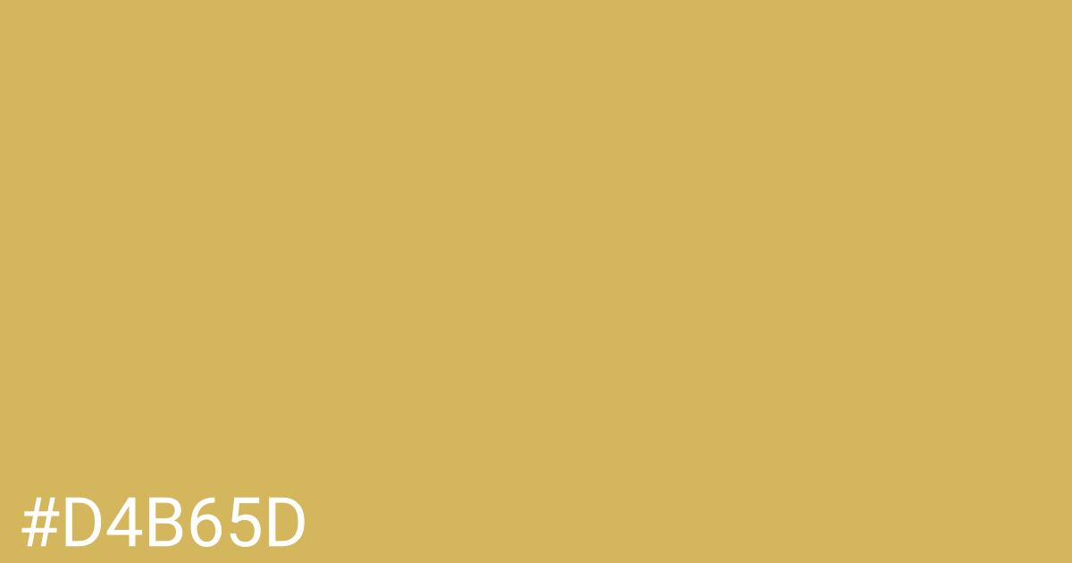 Hex color #d4b65d graphic