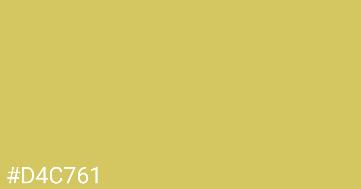Hex color #d4c761 graphic