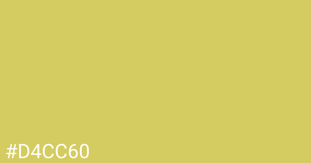 Hex color #d4cc60 graphic