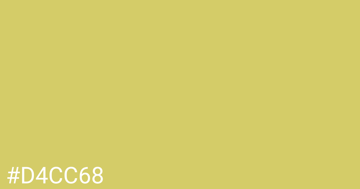 Hex color #d4cc68 graphic