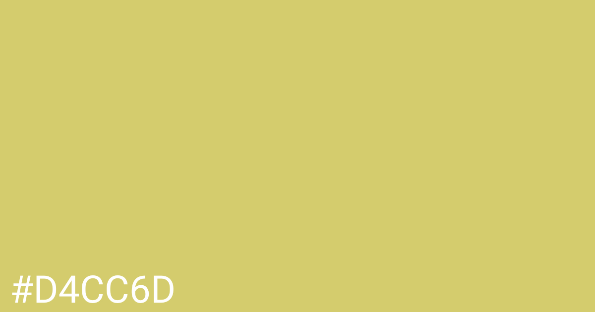 Hex color #d4cc6d graphic