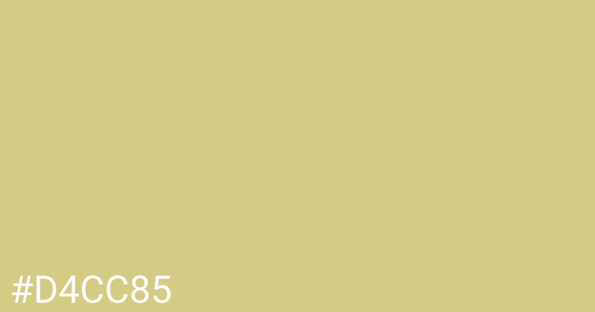 Hex color #d4cc85 graphic