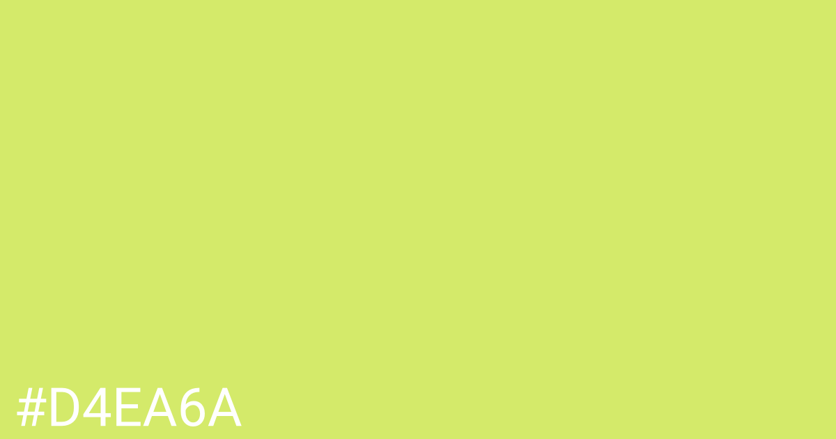 Hex color #d4ea6a graphic