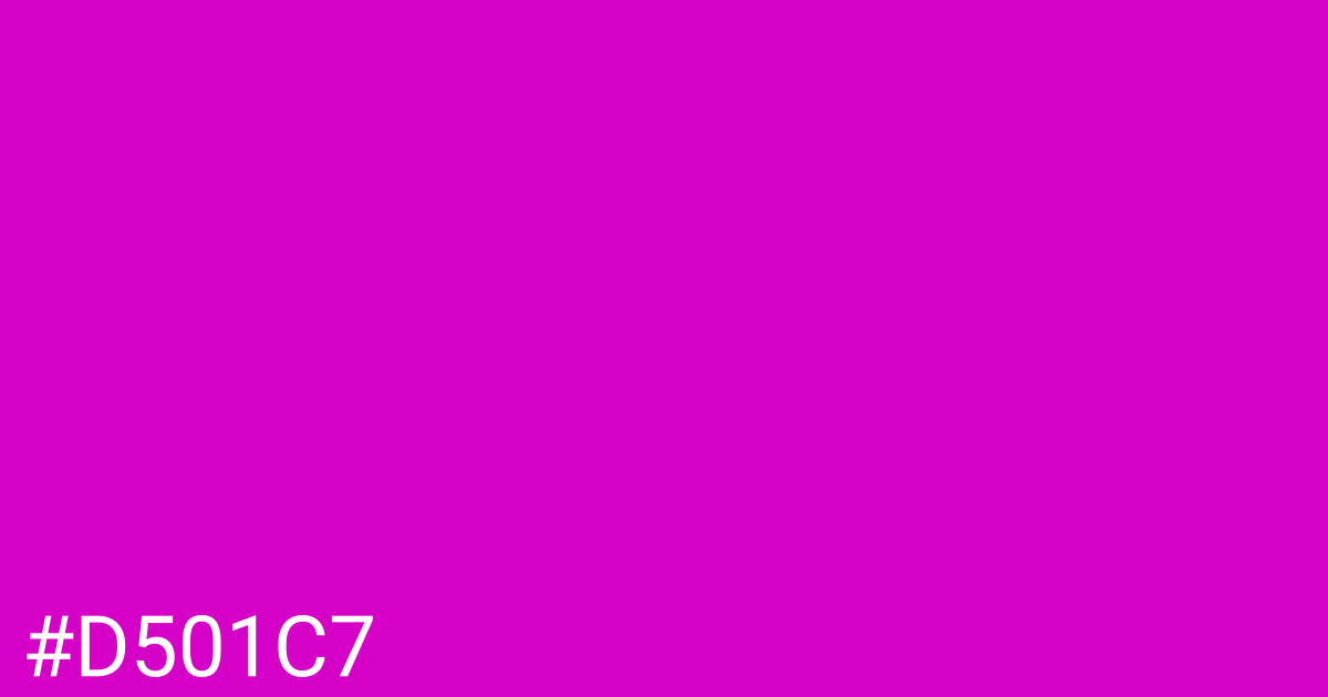 Hex color #d501c7 graphic