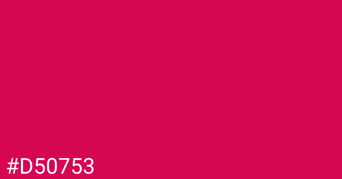 Hex color #d50753 graphic