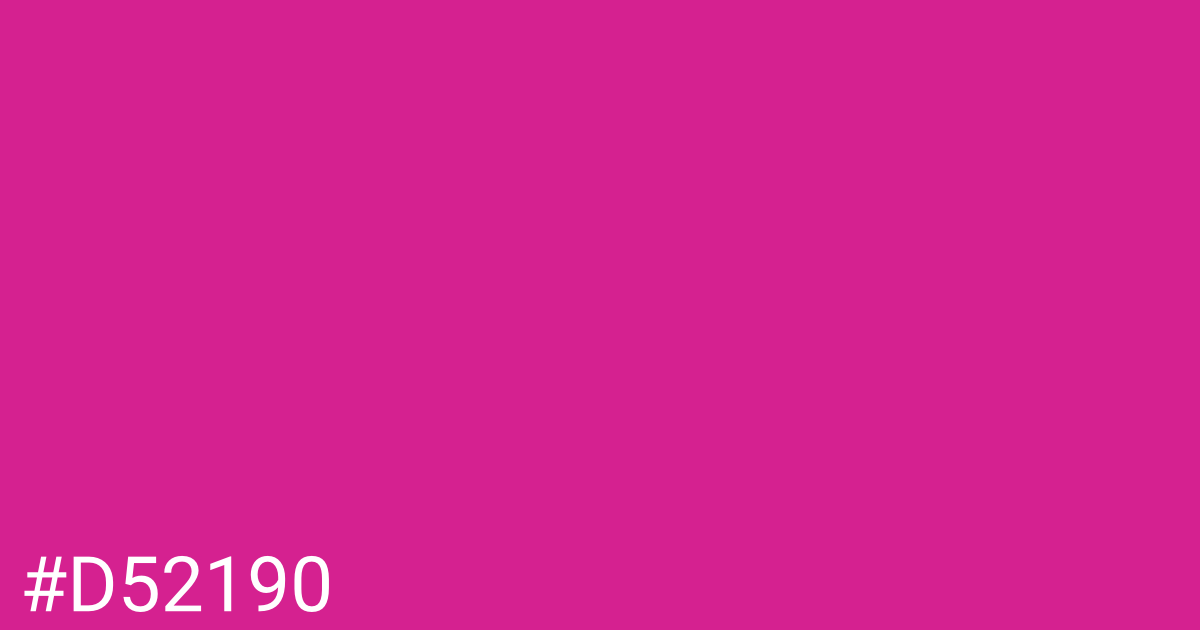Hex color #d52190 graphic