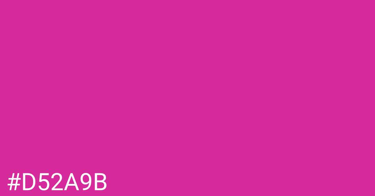 Hex color #d52a9b graphic