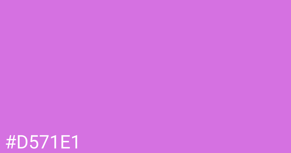 Hex color #d571e1 graphic