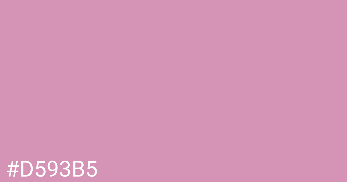 Hex color #d593b5 graphic