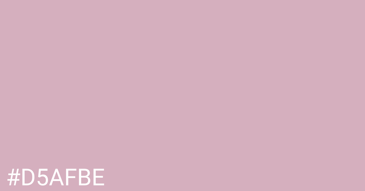 Hex color #d5afbe graphic