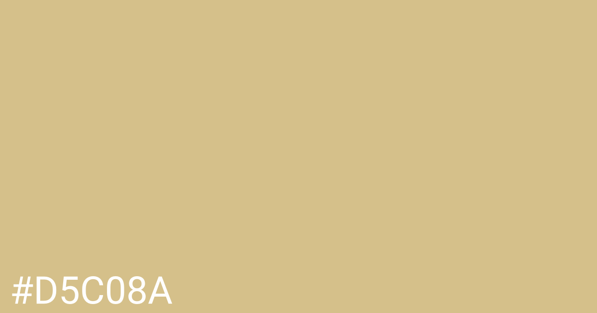 Hex color #d5c08a graphic
