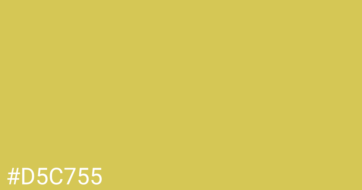 Hex color #d5c755 graphic