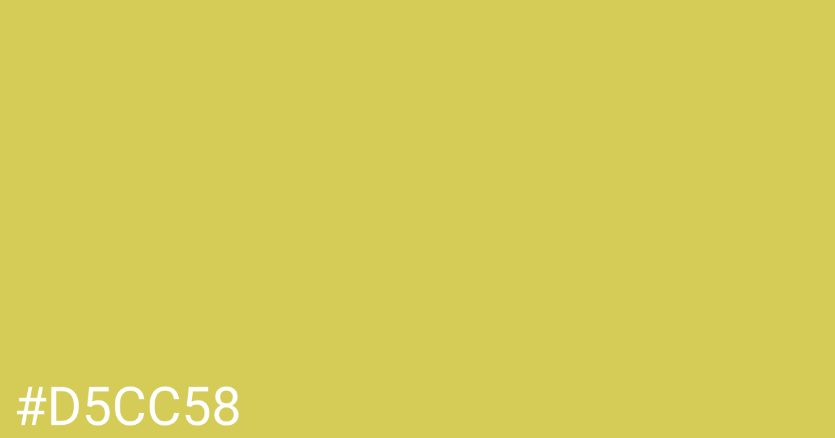 Hex color #d5cc58 graphic