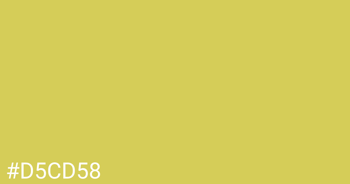 Hex color #d5cd58 graphic