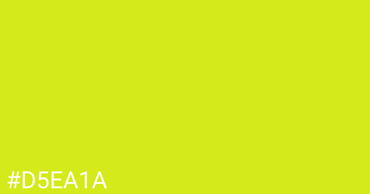 Hex color #d5ea1a graphic