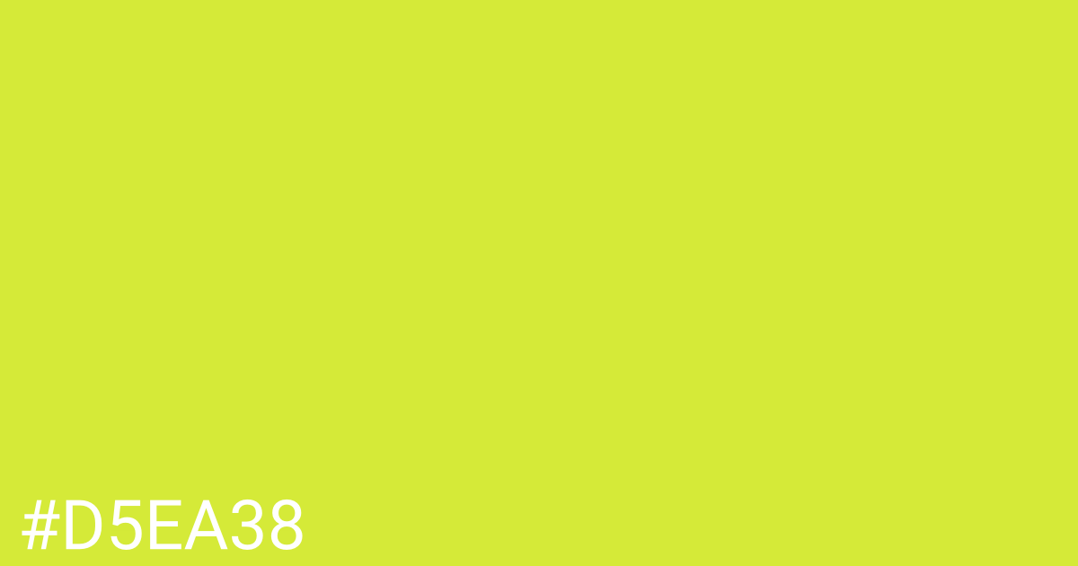 Hex color #d5ea38 graphic