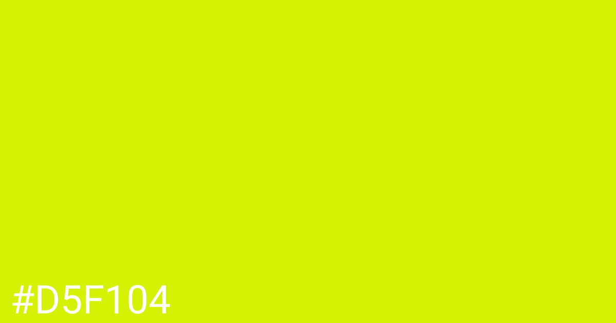 Hex color #d5f104 graphic