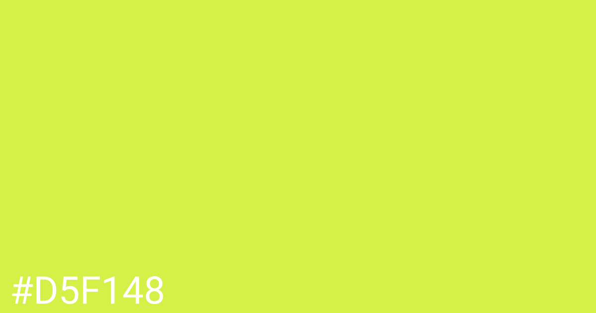 Hex color #d5f148 graphic