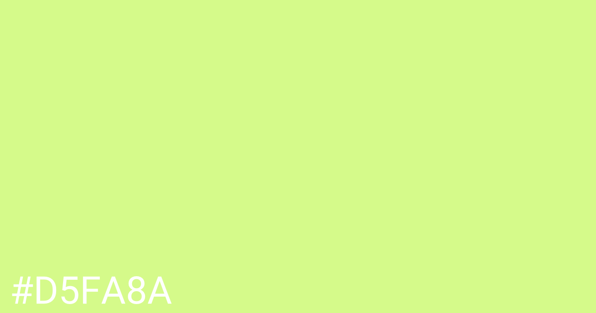 Hex color #d5fa8a graphic