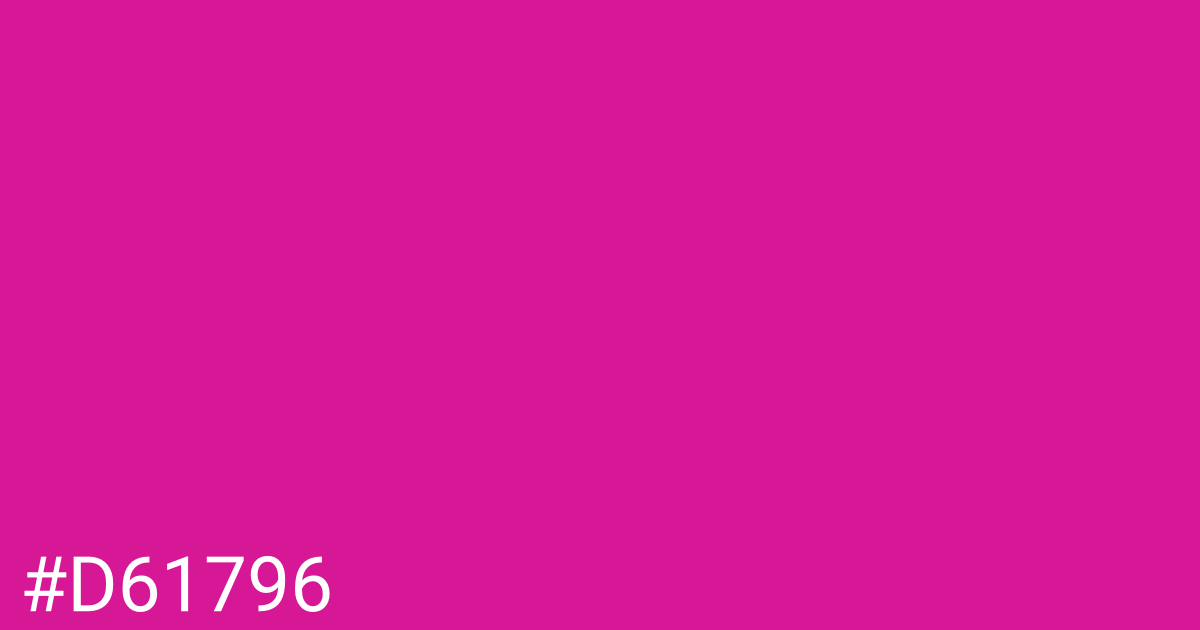 Hex color #d61796 graphic