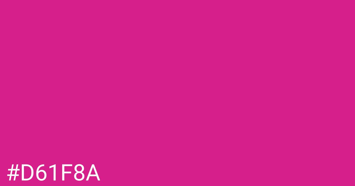 Hex color #d61f8a graphic