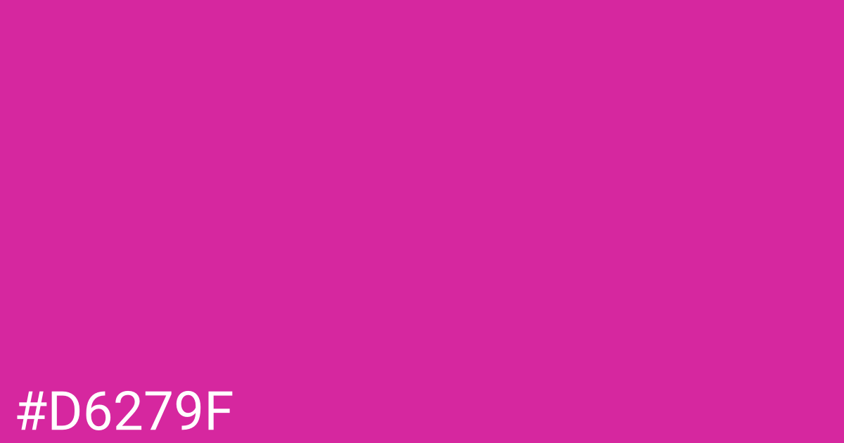 Hex color #d6279f graphic